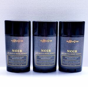 Bath & Body Works Men's NOIR Antiperspirant Deodorant, 2.7 Oz/77 g (3 pcs)